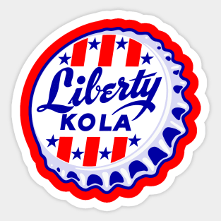 Vintage Liberty Kola Soda Bottlecap Sticker